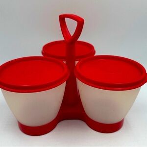 Vintage Tupperware Condiment Caddy